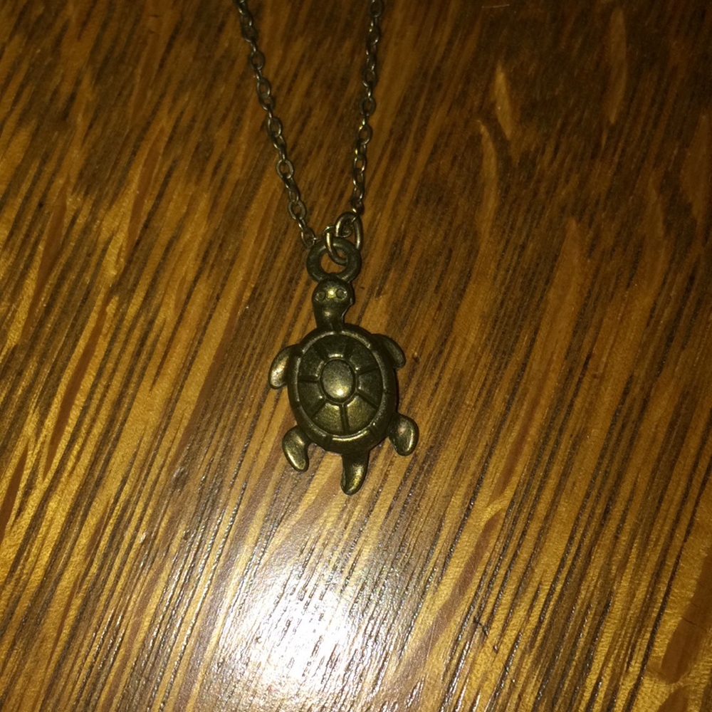 Handmade turtle necklace